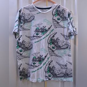 Graphic tshirt “must be this high to ride “